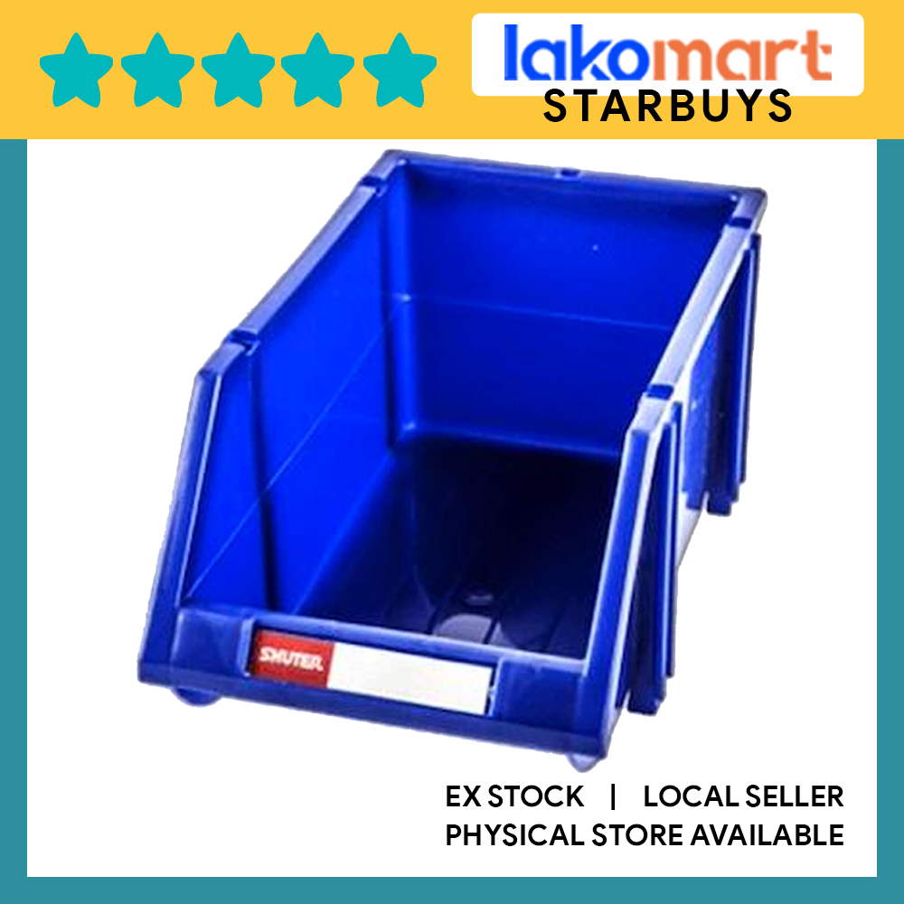 Stackable Storage Bin Organizer Container 4 Sizes Home Store Organiser ...