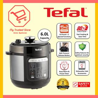 Tefal Turbo Cuisine Multi-Pressure Cooker - 4.8L Black
