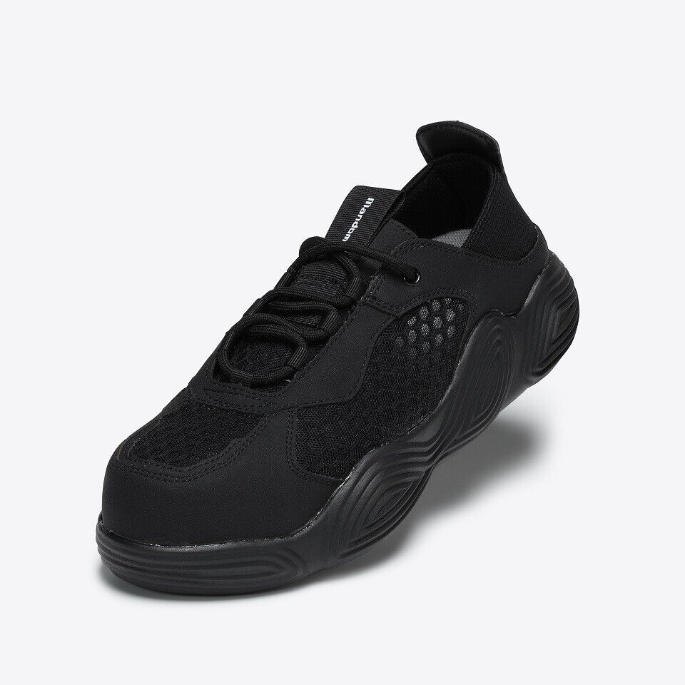 Marugo Work shoes Mandom LightCool#813 with toecap Black Sizes 24.5 ...