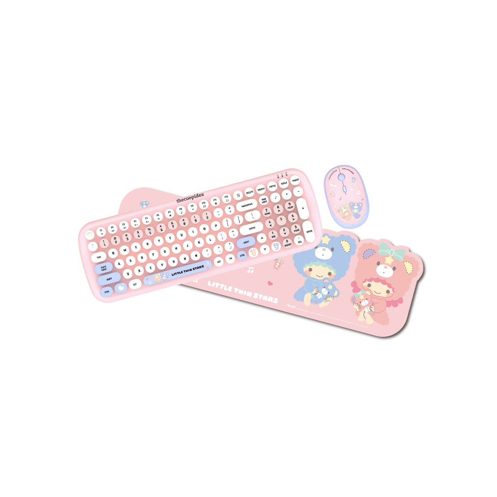 thecoopidea Sanrio TAPPY+ Wireless Keyboard & Mouse Set - Little