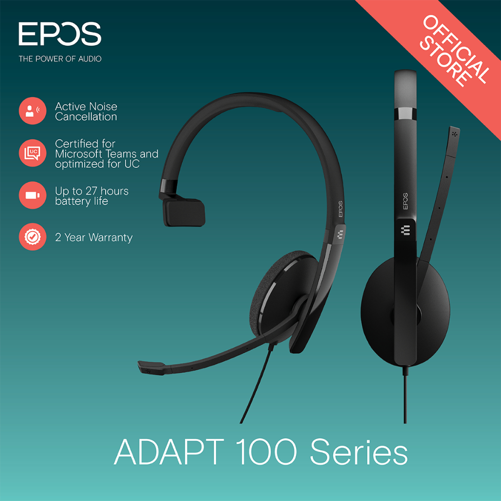 EPOS ADAPT 130 USB II Headset | Shopee Singapore