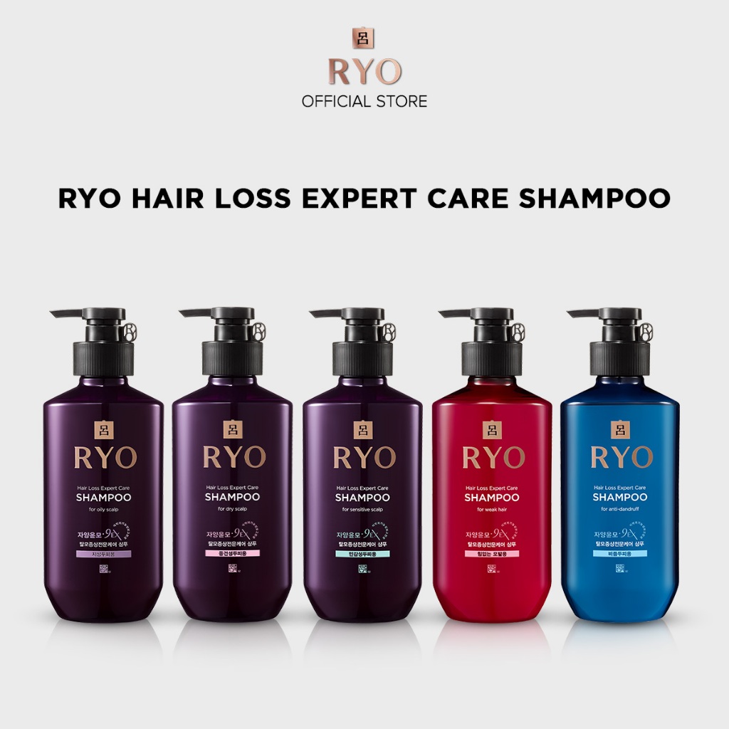 Ryo Hair Loss Expert Care Shampoo 400ml Antiitchy, Strengthening