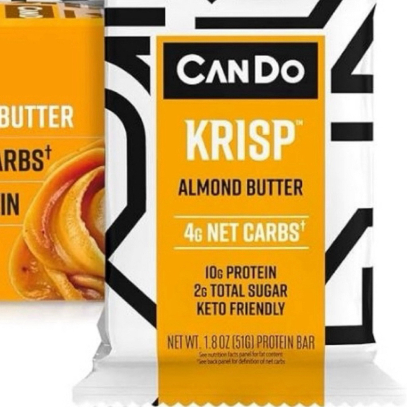 Can Do Keto Krisp peanut butter chocolate chunks energy bars Cando Keto