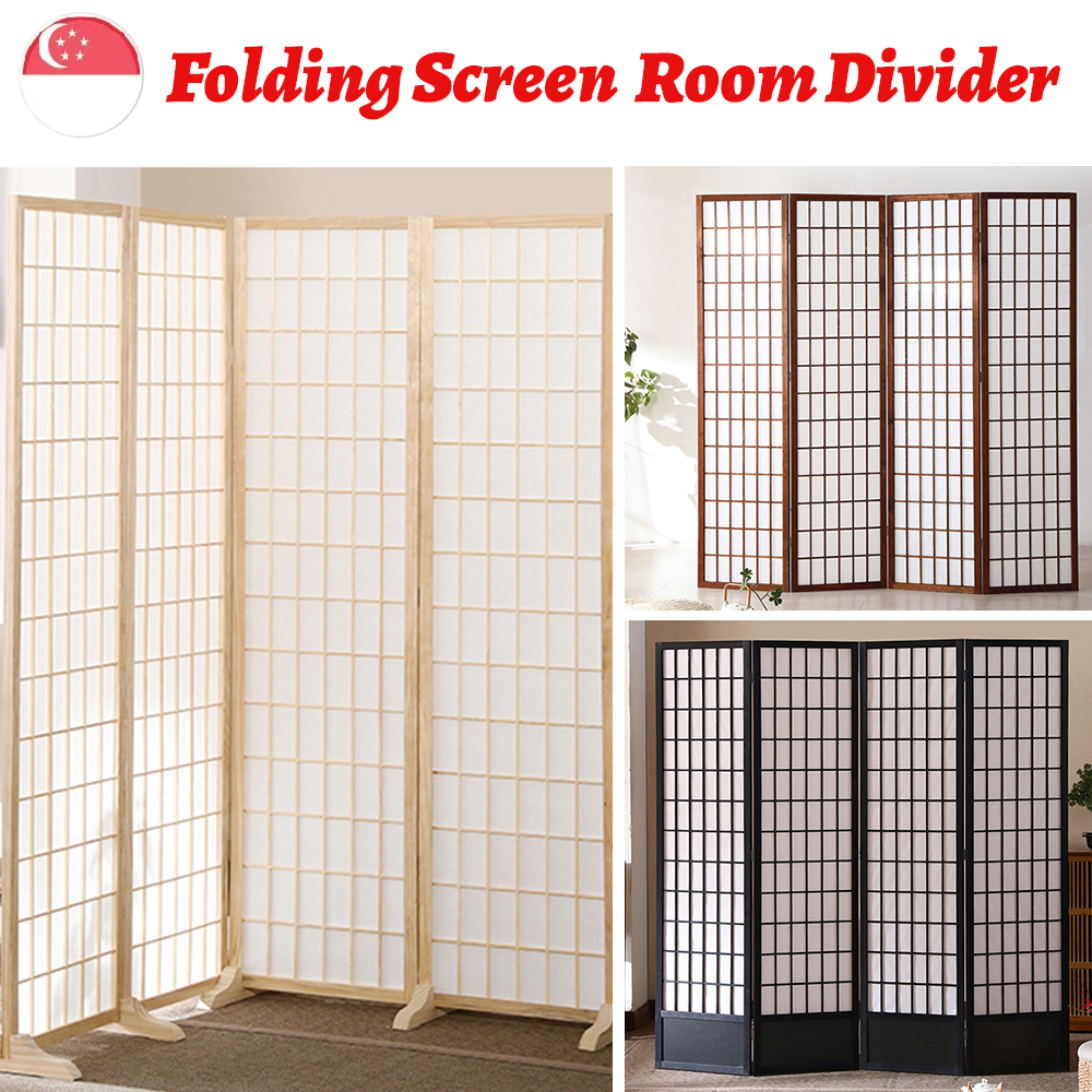 [SG SELLER] Japanese Premium Folding Room Divider Divider Partition ...