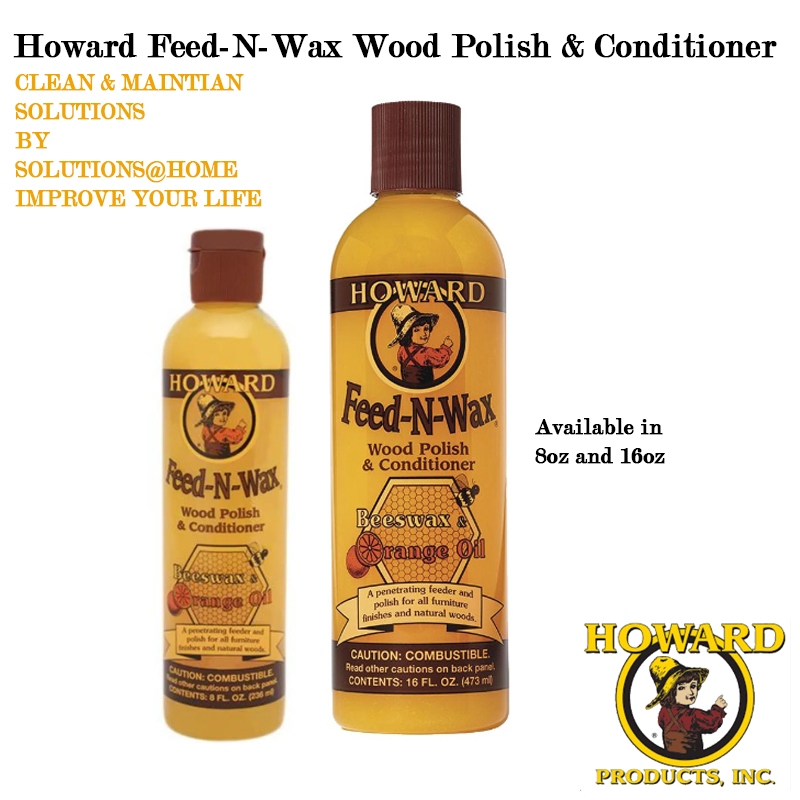 Howard FeedNWax Wood Polish & Conditioner (Feed N Wax) Shopee Singapore