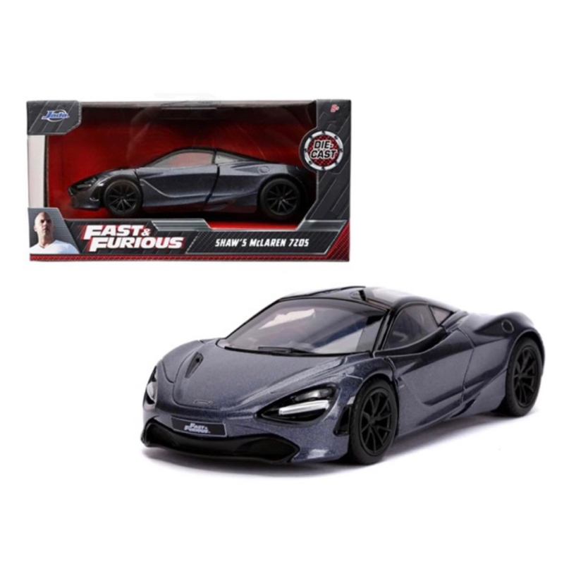 Voiture Jouet Jada Toys McLaren 720S Avec Figurine Spiderman - Échelle 1/24 - Neuf - Réf. JAD35764