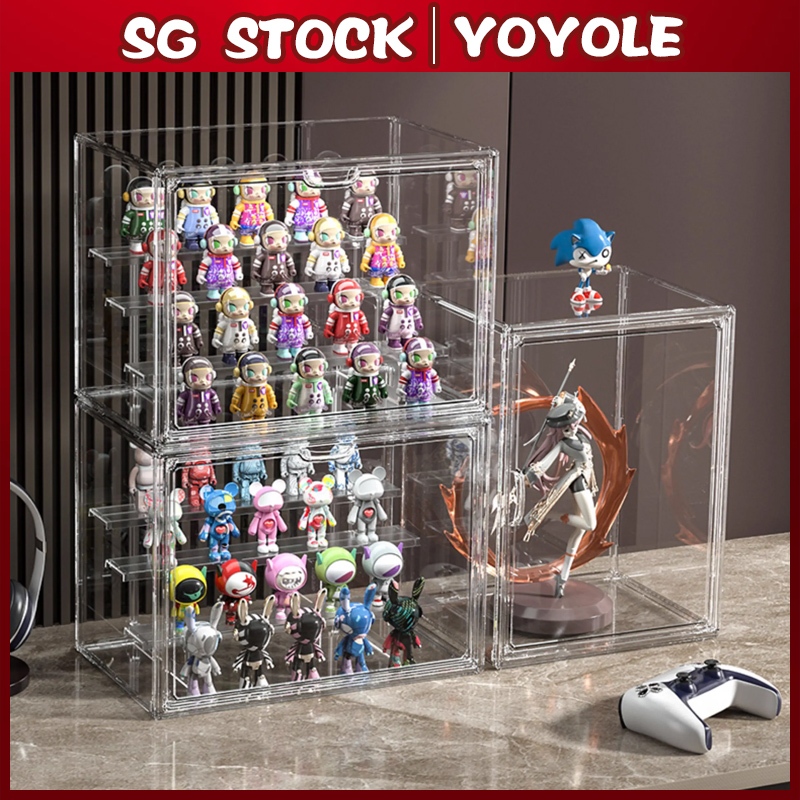 Large Acrylic Display Box Popmart Display Case Plastic Storage Boxes