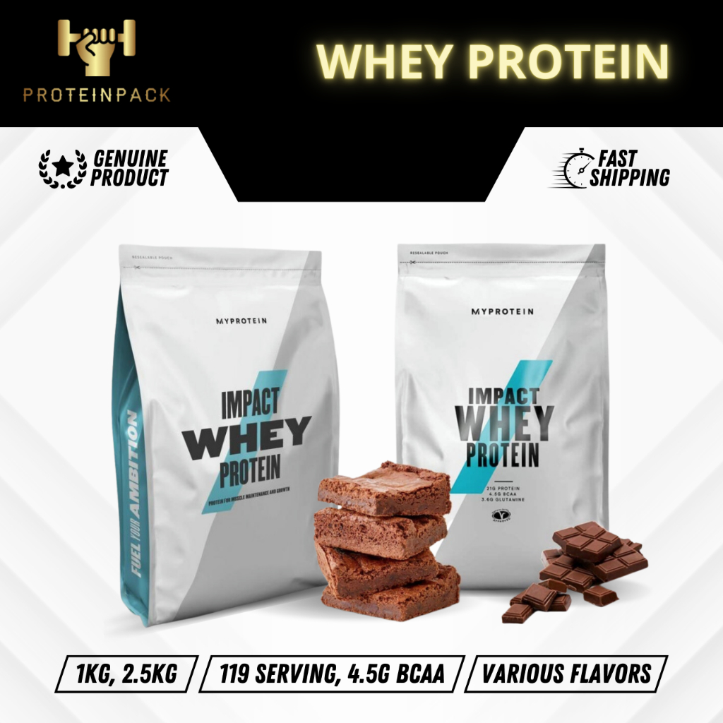 Myprotein Impact Whey Protein 1kg 2.5kg Whey Protein Powder Build