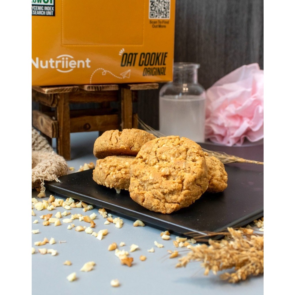 10 Original Oat Cookie Low GI (Glycemic Index) DiabetesFriendly Less
