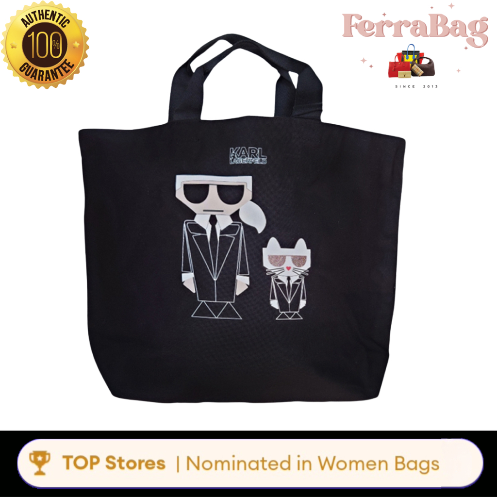 Karl Lagerfeld Ikonik Canvas Bag 94KW3024 Shopee Singapore