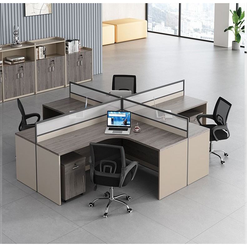 SG Ready Stock H301-306 - L Shape Workstation with High Partition ...