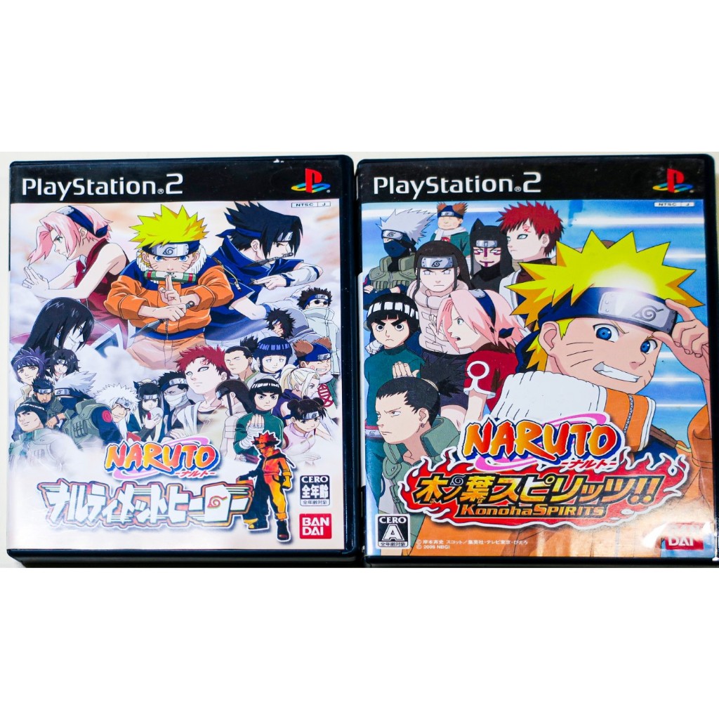 Ps2 Sony Playstation 2 Naruto Naruteimetto Heroand Konoha Spirits Japan