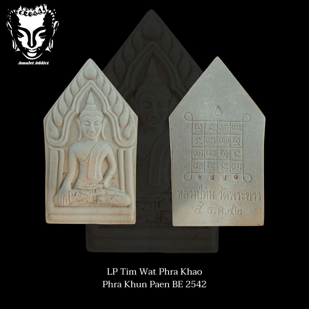 Luang Pu Tim Wat Phra Khao Phra Khun Paen Thai Amulets BE 2542 (LP Tim ...