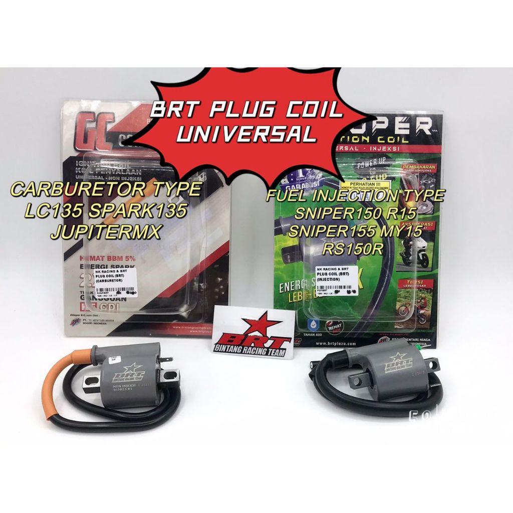 ORIGINAL BRT RACING PLUG COIL / IGNITION COIL [ UNIVERSAL ] FI MODEL