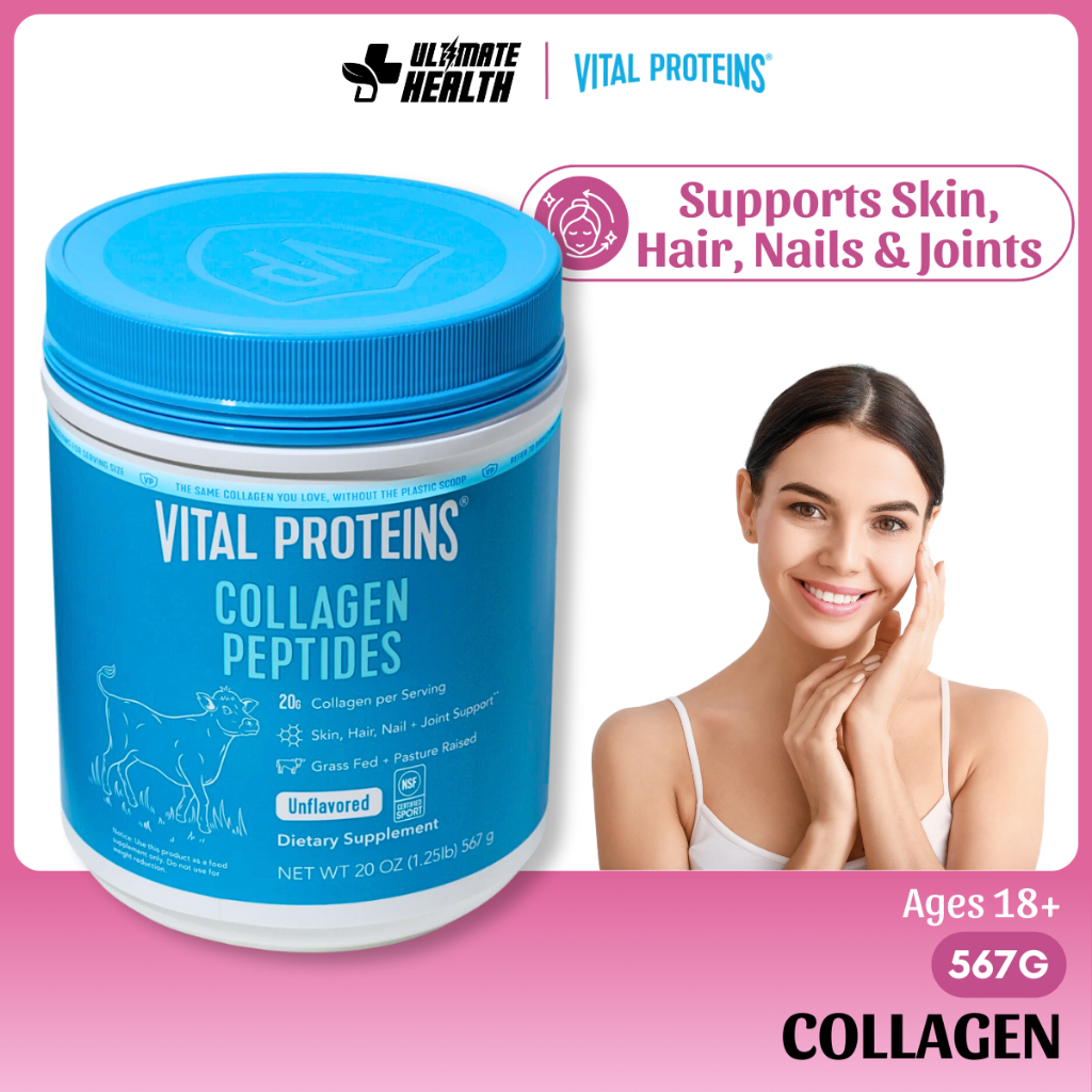 Vital Proteins, Collagen Peptides Powder, Skin, Hair, Nail & Joint ...
