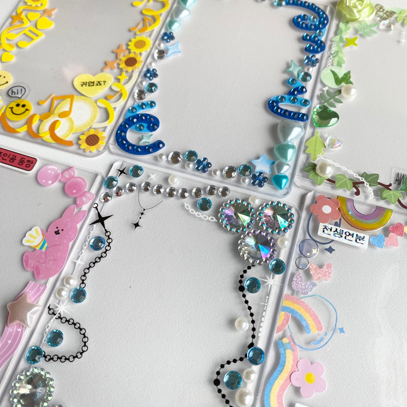 READY INSTOCK Decorated Deco Toploader (B8 size) for Kpop photocards pc