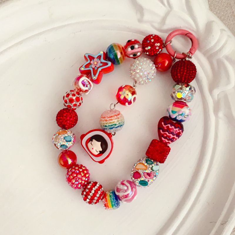 Popmart Skullpanda Popbean Phone Carm Handphone Strap Keychain Bag