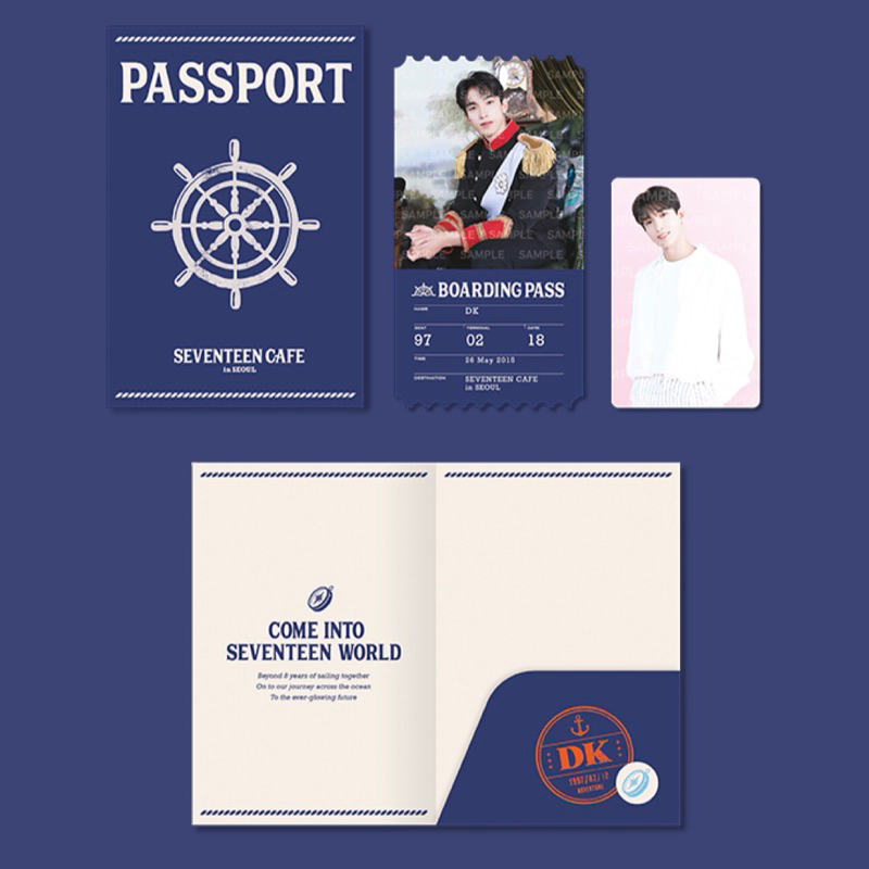 RESTOCK) SEVENTEEN Cafe in Seoul Merchandise - Ticket Photo