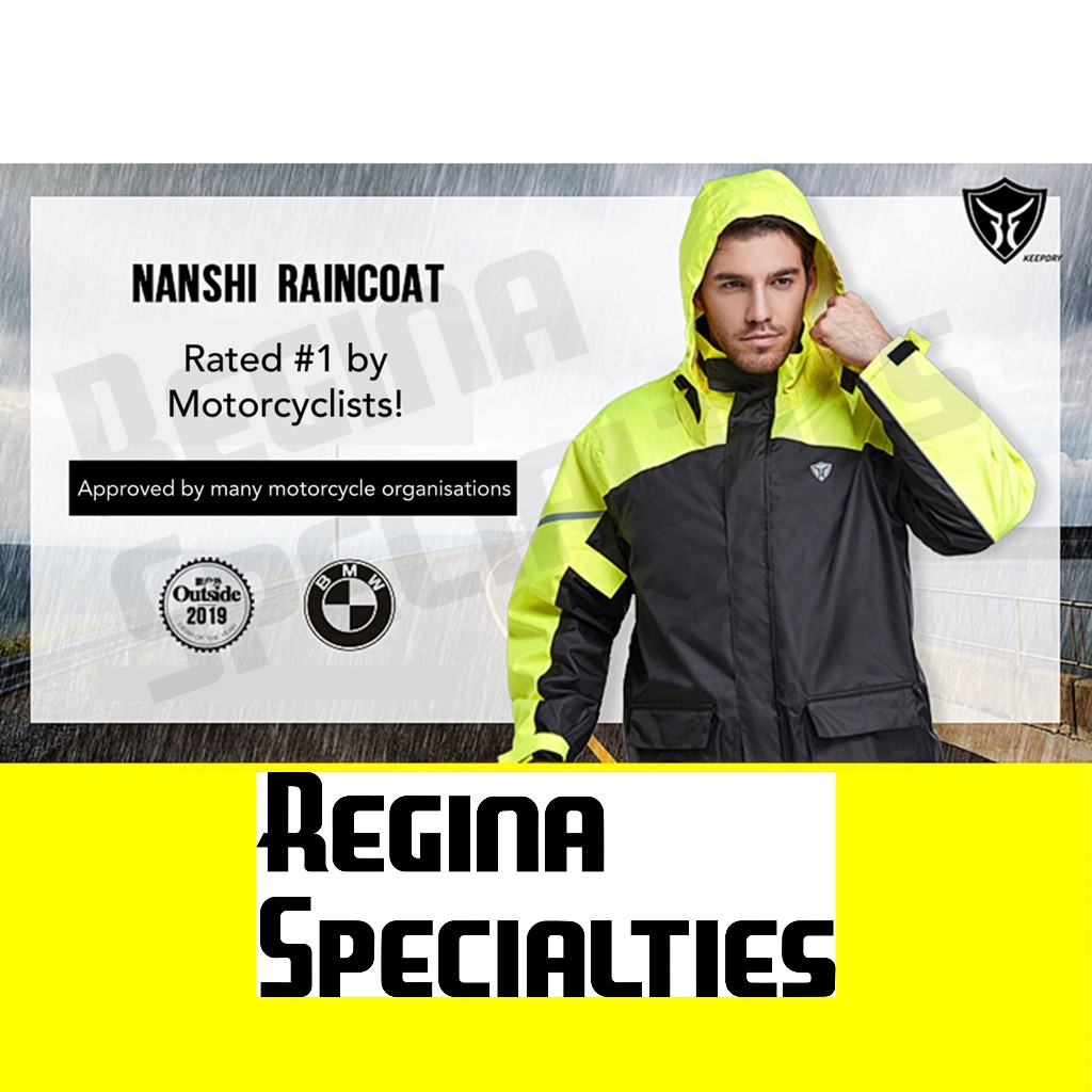 Nanshi Premium Motorcycle Raincoat Upgraded Material Shopee