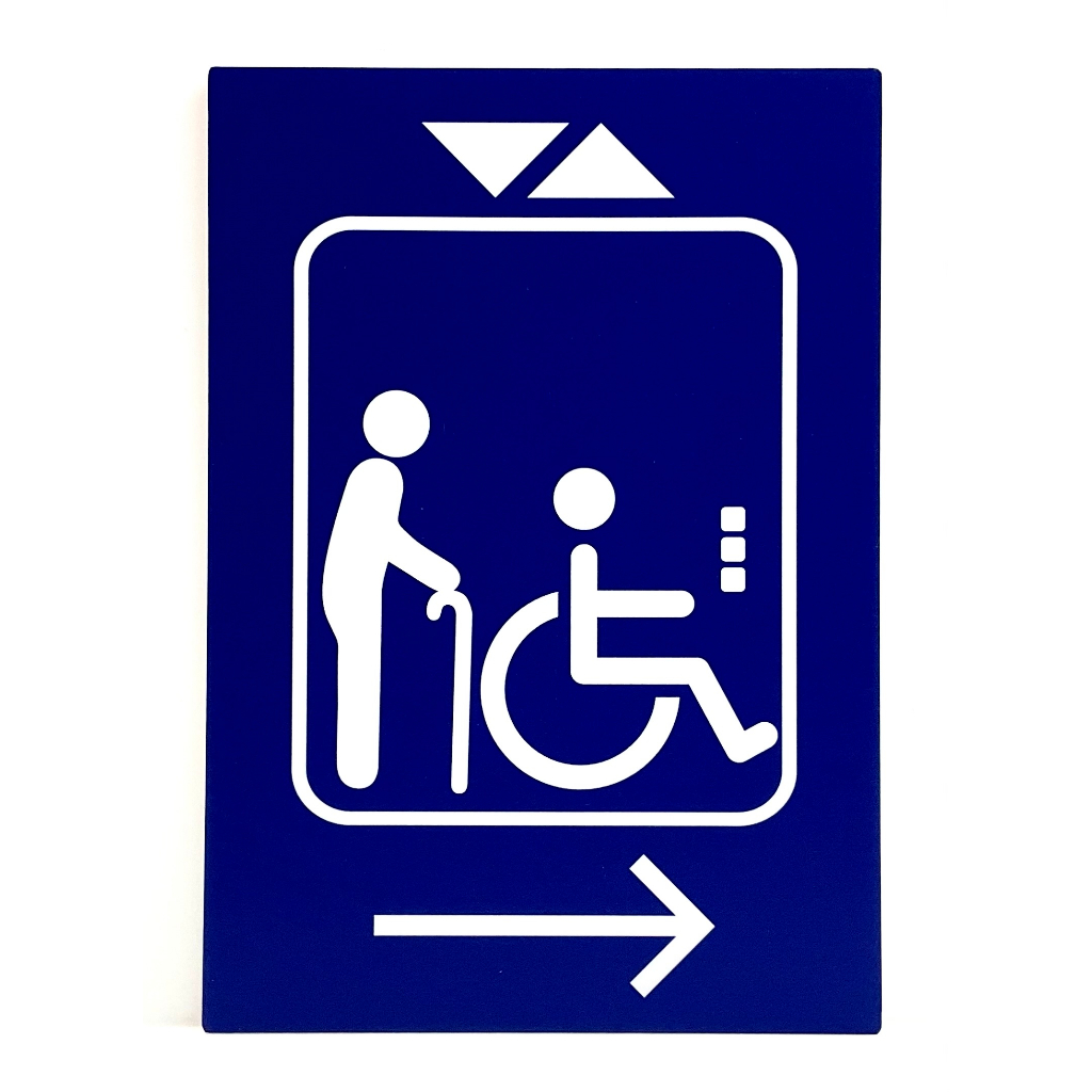 HANDICAP LIFT SIGN/SIGNAGE | 148mm X 210mm | DISABILITY SIGN, DIRECTION ...