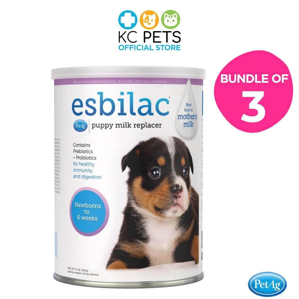 [Bundle Of 3] PetAg Esbilac Puppy Milk Replacer Powder 12oz (340g
