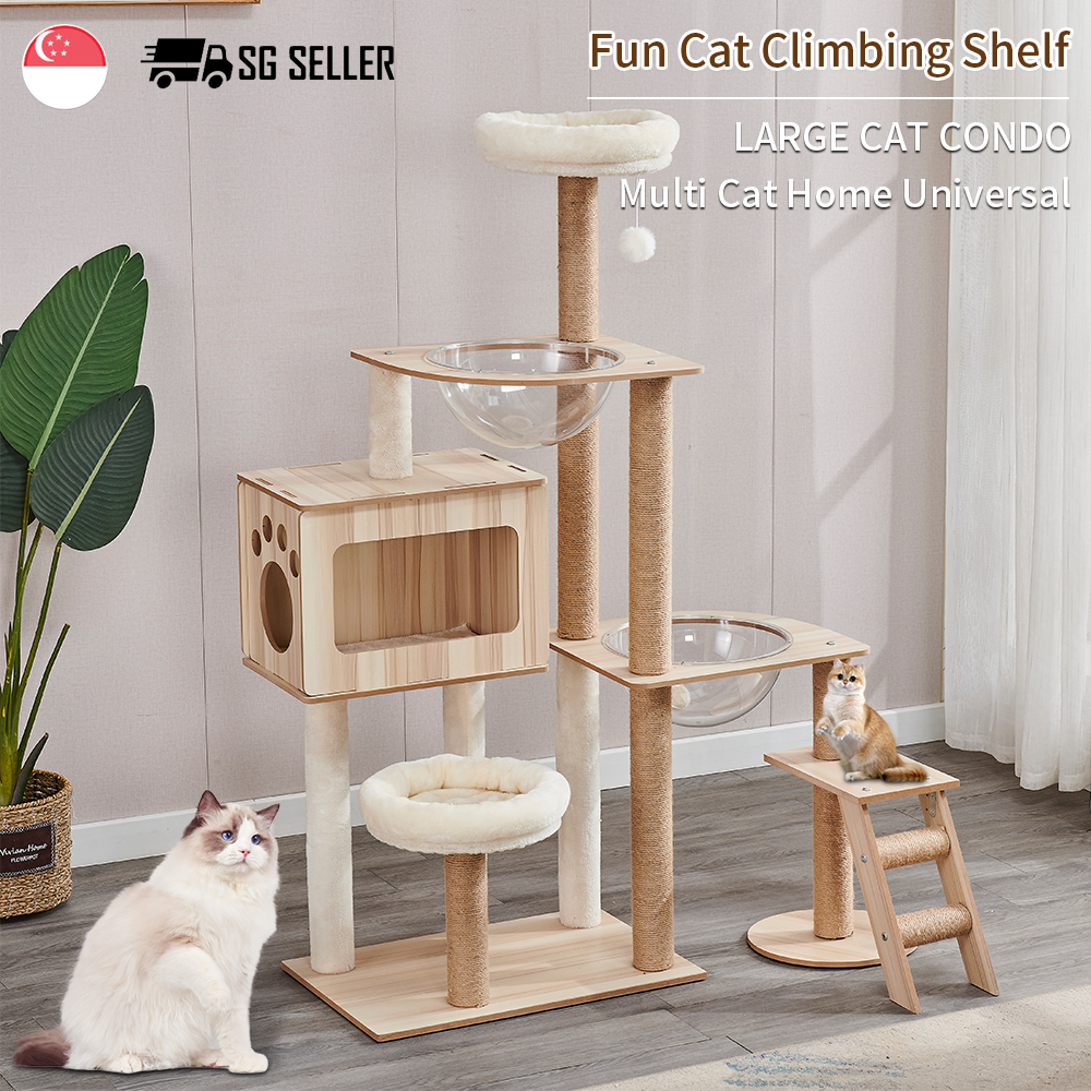 [SG SELLER]Ultimate Space Haven for CatsDurable Cat Tree House with
