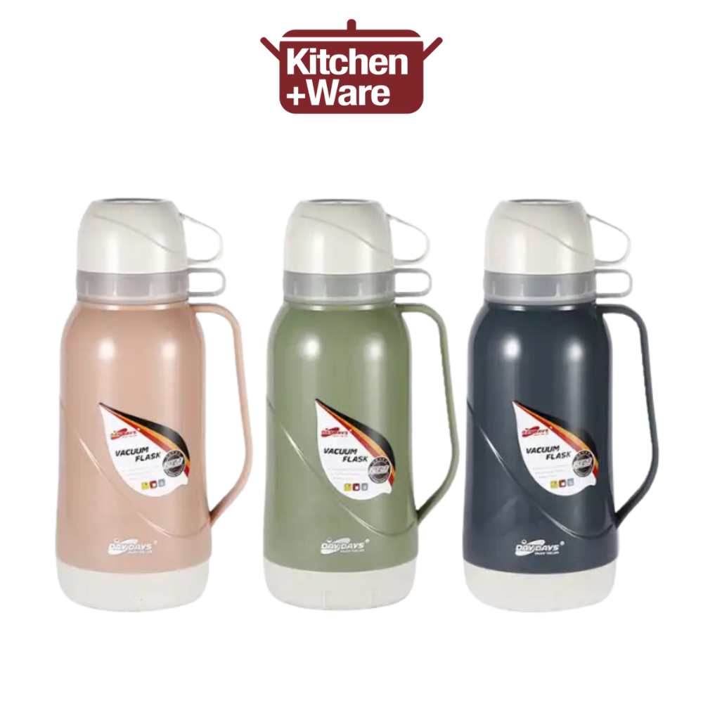 Daydays Vacuum Insulated Thermal Flask [0.6L/ 1L/ 1.8L] / Hot and Cold