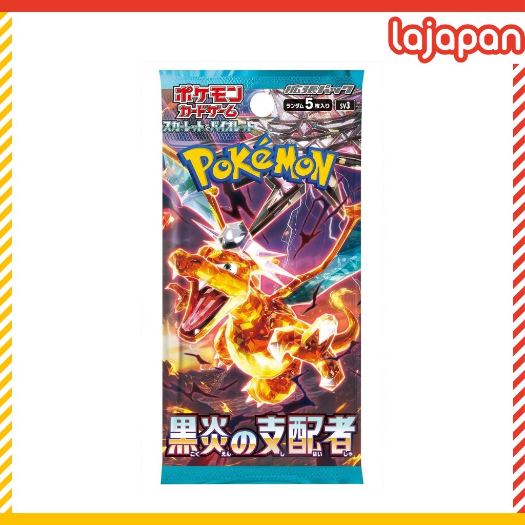 Pokemon Card Scarlet & Violet Expansion Pack Ruler Of The Black Flame ...