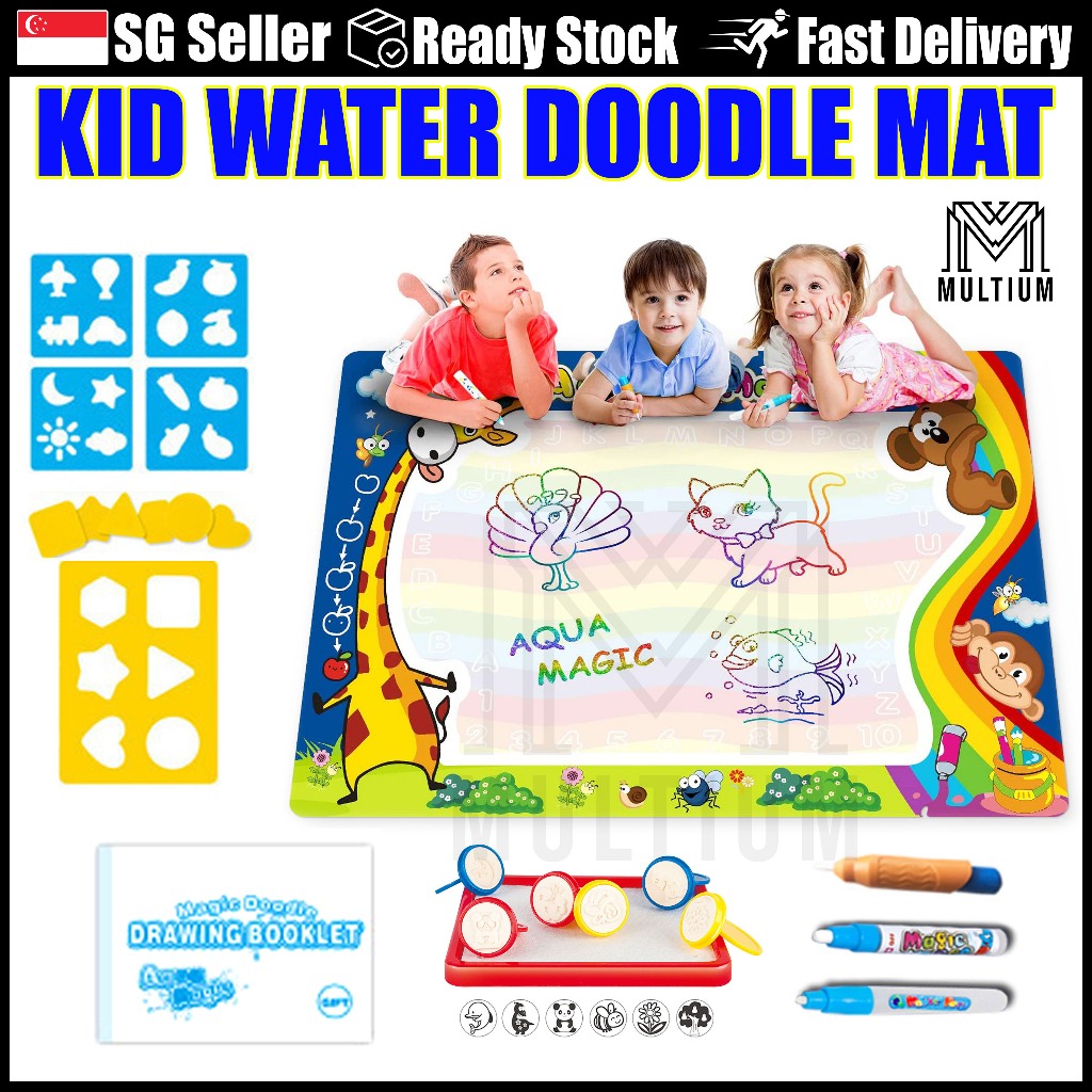 70003 Kid Water Drawing Mat| Doodle Mat| Painting Mat| water Mat| Gifts ...