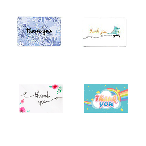 Thank You Cards with Envelope Many Designs Greeting Cards Shopee
