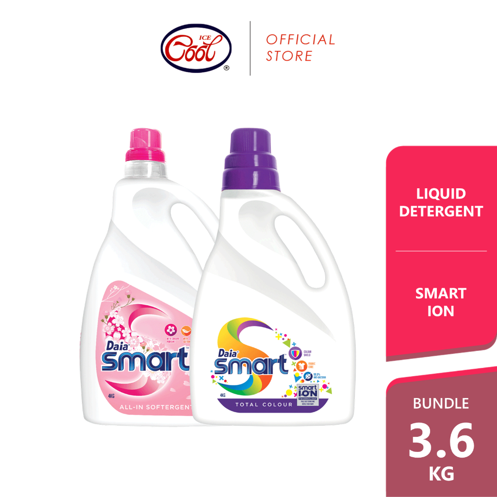 [Bundle of 4] Daia® Smart Liquid Detergent Sakura Bloom Softergent Total Colour Total