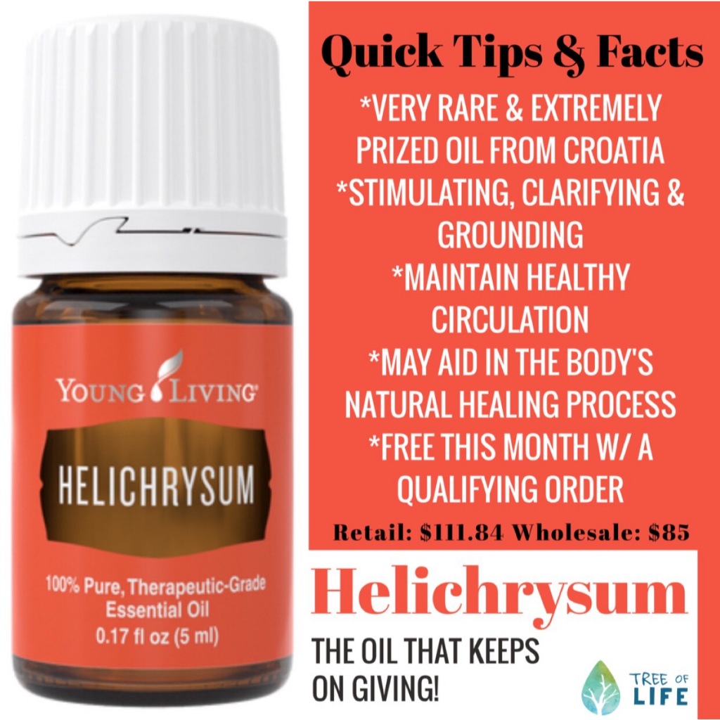 100 Original Young Living Helichrysum Pure Essential Oil Blend 5ml Shopee Singapore