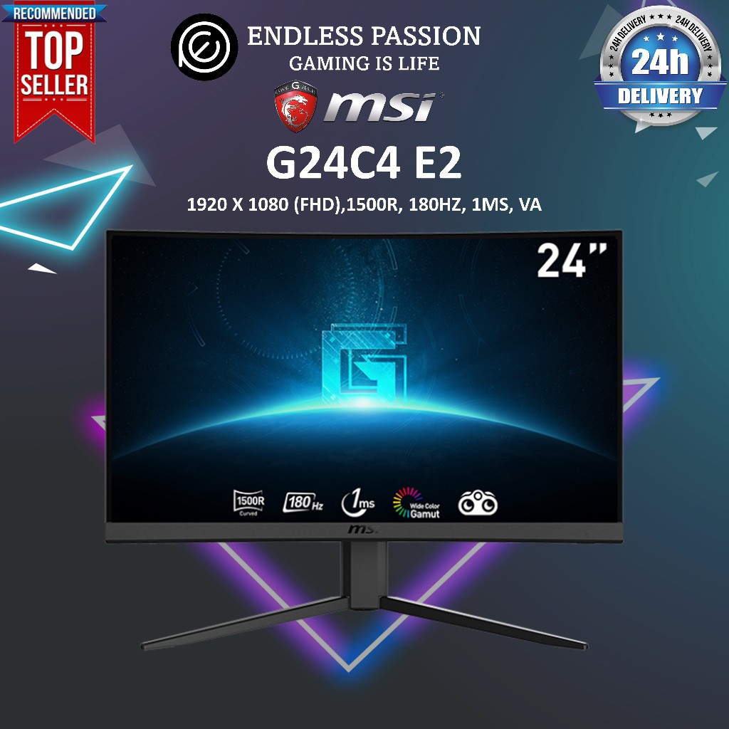 MSI G24C4 E2 Gaming Monitor | Shopee Singapore