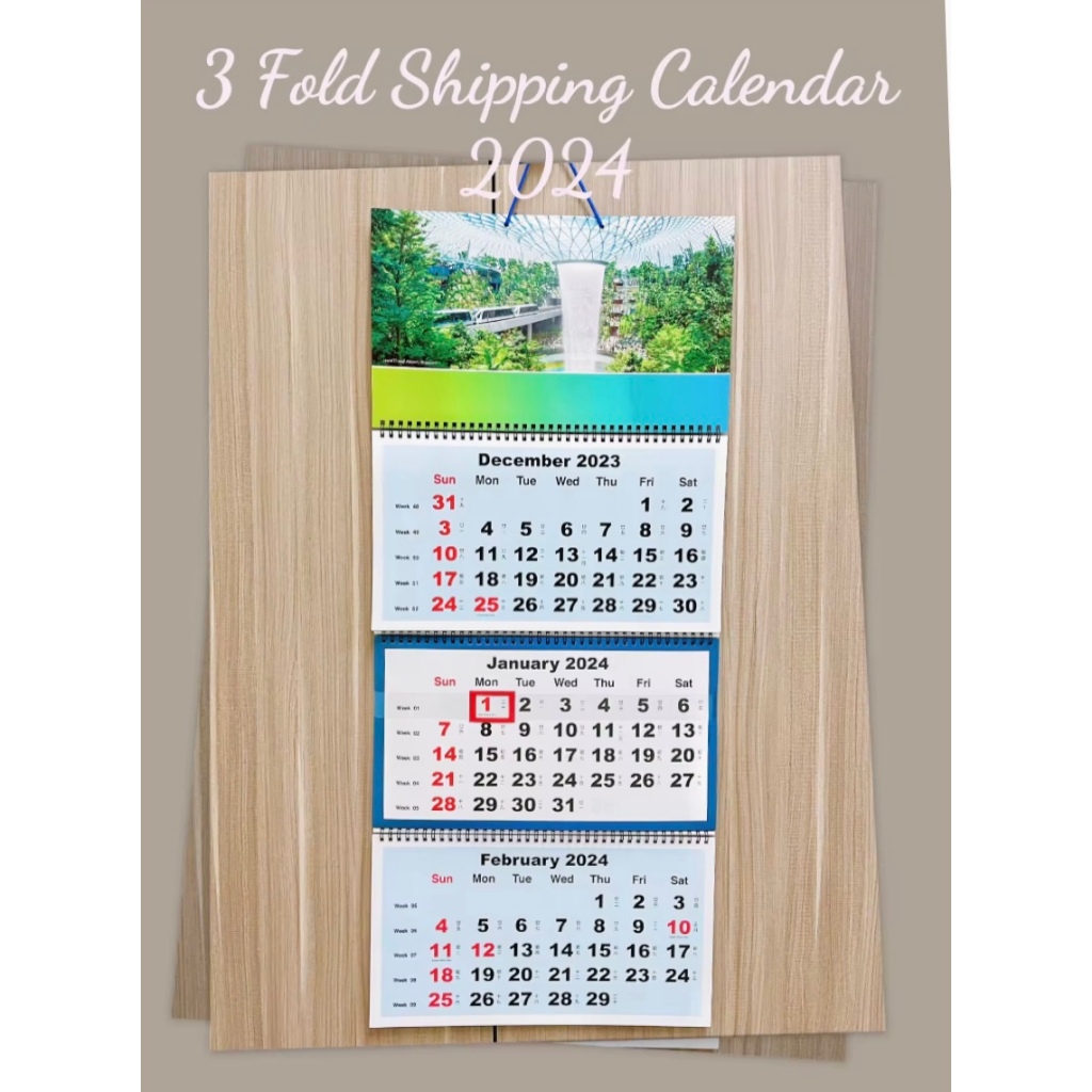 [SG] Singapore Calendar 2024 with SG Public HolidaysReady Stocks