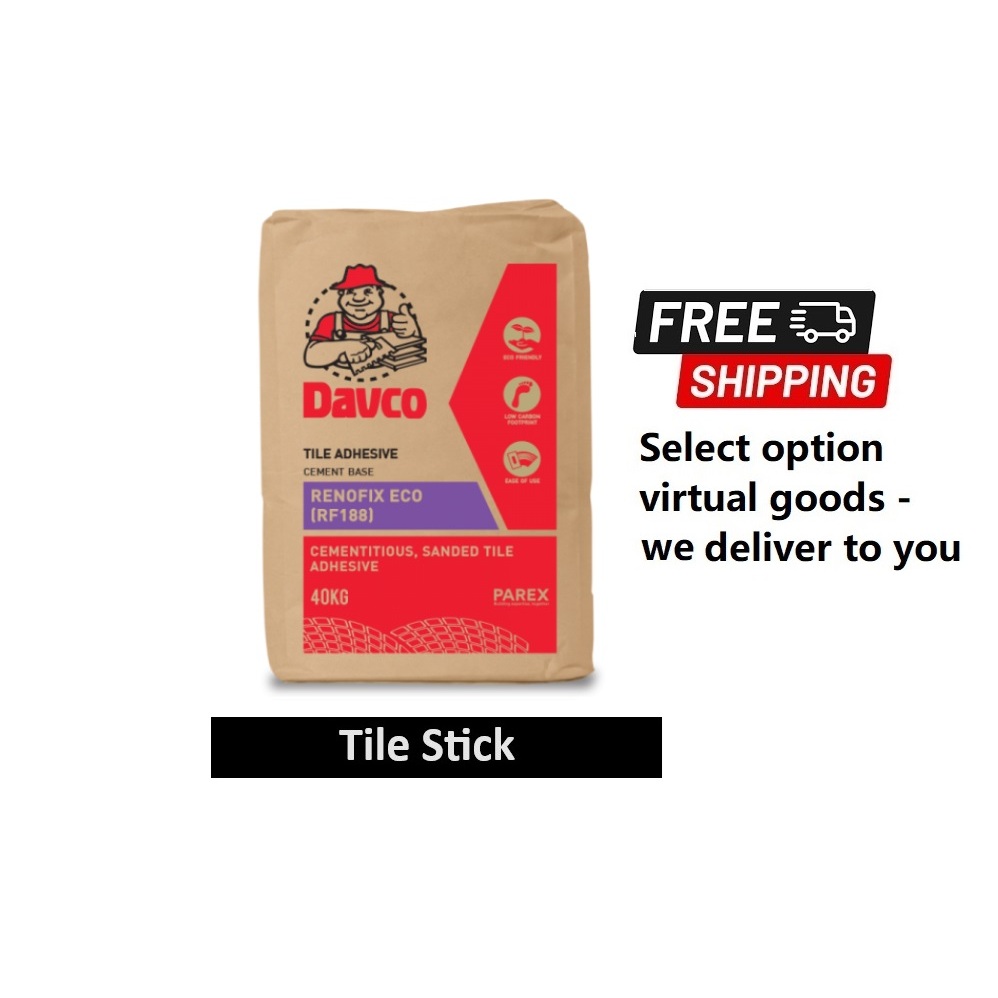 Cement Tile Adhesive Davco Renofix Eco RF188 40kg Free Delivery ...