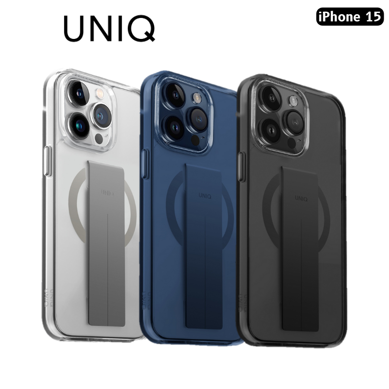 UNIQ Heldro Mag – Custodia IPhone 15 Pro Max – Magnetic MagClick – FlexGrip – Nero - 5