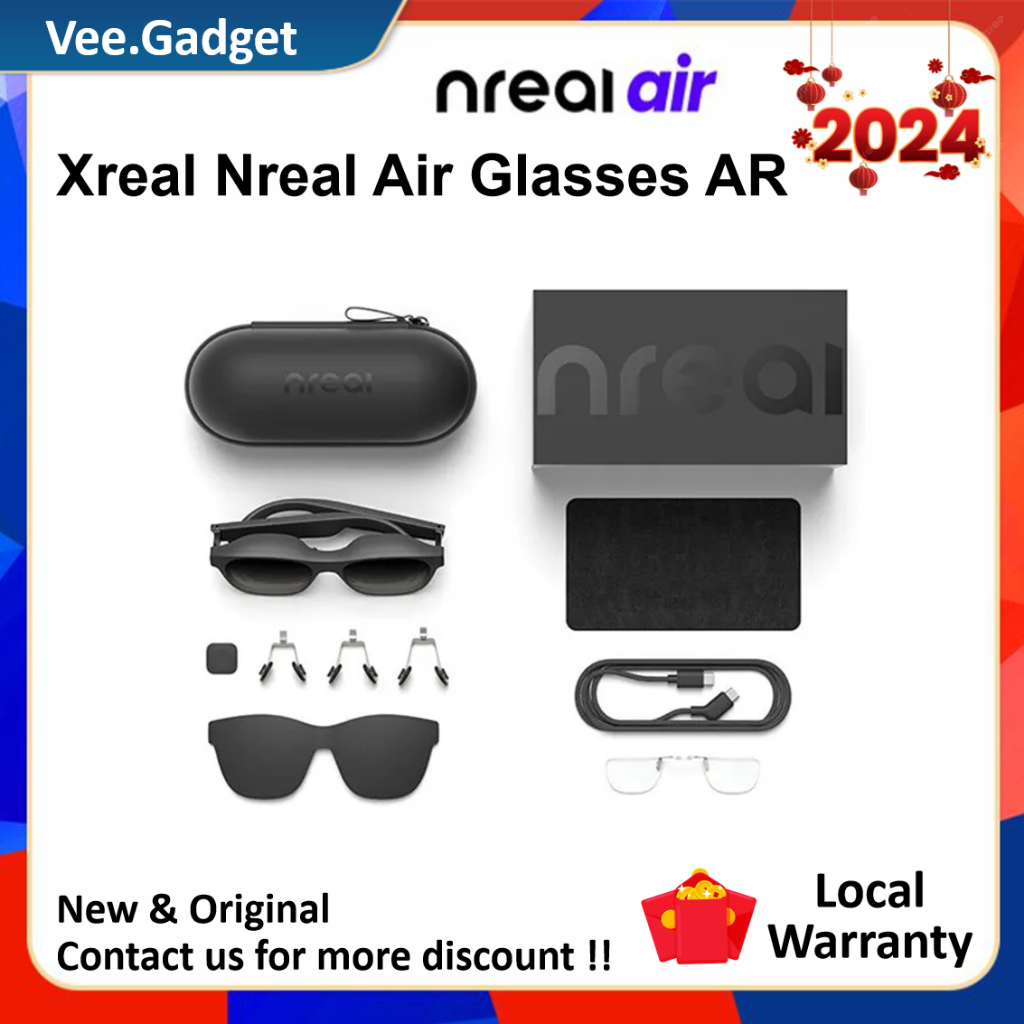 Nreal Air Smart Glasses Black AR Smart Glass Wearable XR device