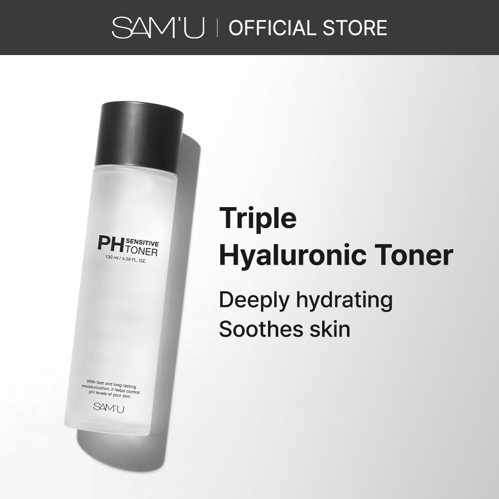 SAM'U PH Sensitive Toner 130ml, 3X Hyaluronic Acid