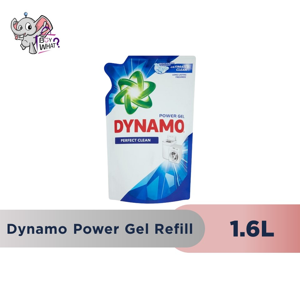 Dynamo Power Gel Laundry Detergent Refill Pack Perfect Clean 1.6L Shopee Singapore