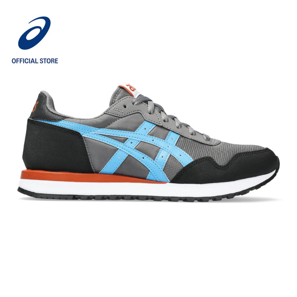 ASICS Men TIGER RUNNER II Sportstyle Shoes in Carbon Dolphin Blue Shopee Singapore