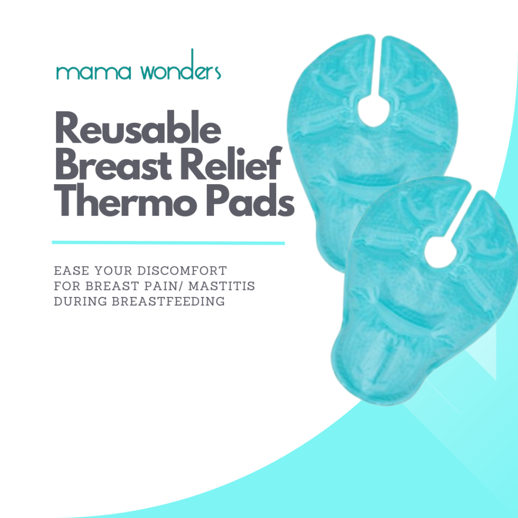 Mama Wonders 3-in-1 Hot and Cold Reusable Breast Compression Thermopads ...