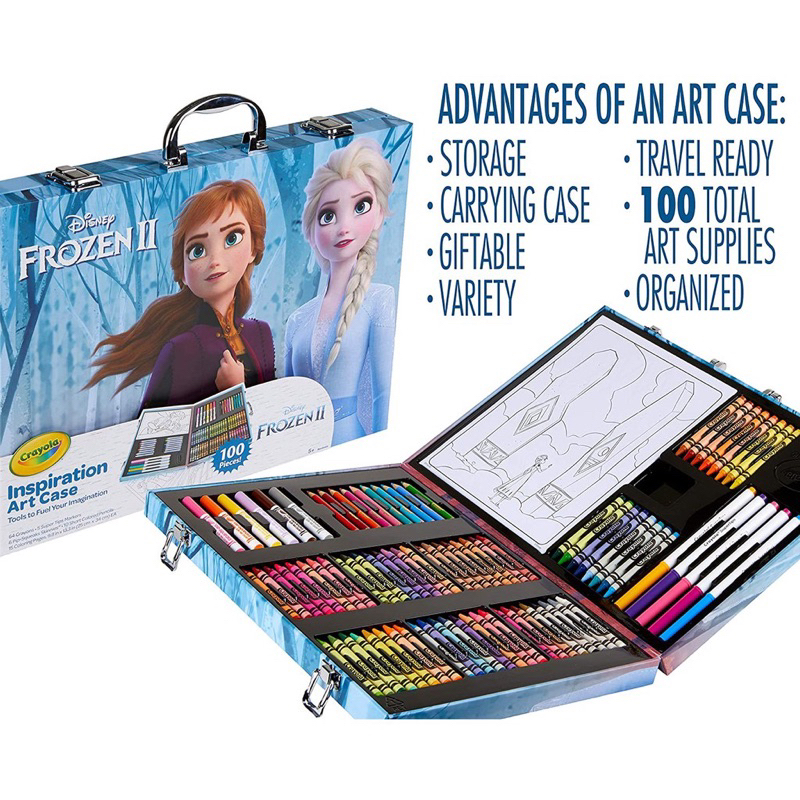 Crayola Inspiration Art Case - Frozen, Paw patrol, Rainbow, Mickey