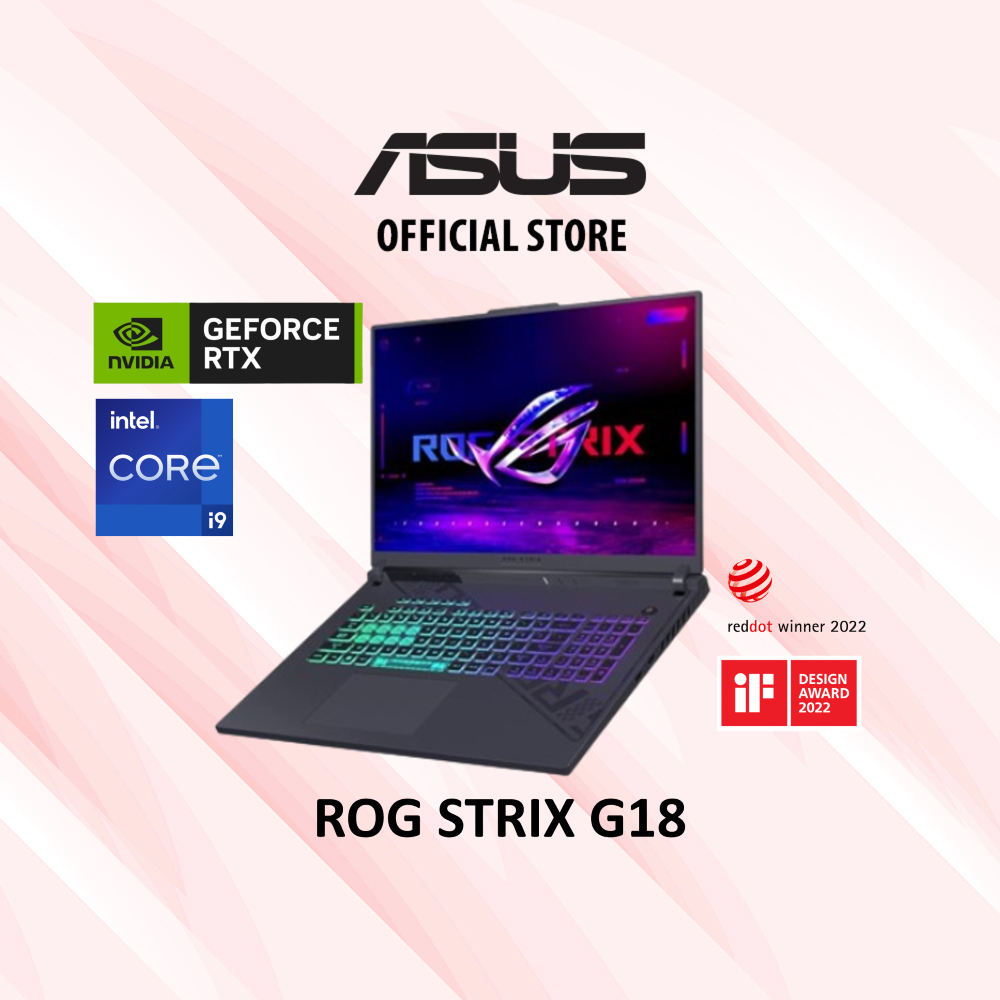 ASUS ROG Strix G18 G814JV-N6060W 18" Gaming Laptop (Intel Core i9 ...