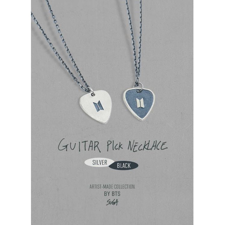 BTS SUGA GUITAR PICK NECKLACE BTS ネックレス - アイドル