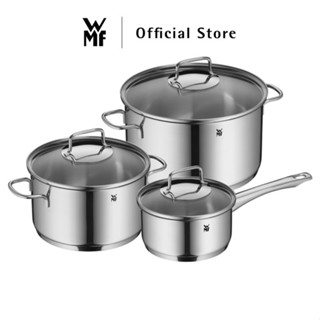 Wmf Diadem Plus 4 Pieces Pot Set Silver