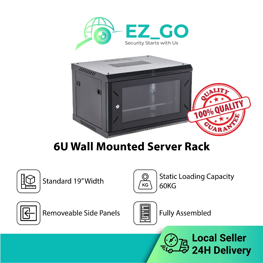 6U Wall Mount Server Rack / Network Rack / Rack Cooling Fan