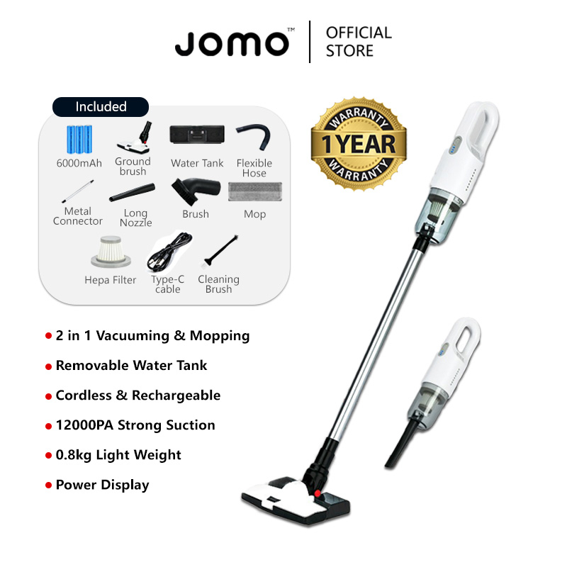 【SG Ready Stocks】JOMO 12000pa 2 in 1 Handheld Cordless Vacuum Cleaner