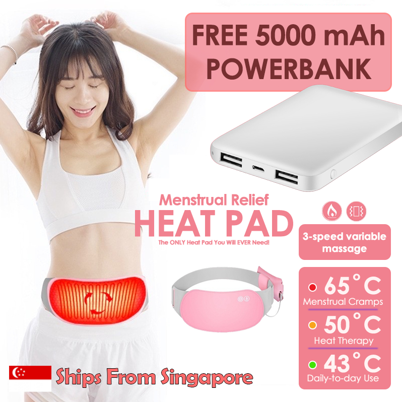 [FREE POWERBANK] Heat Pad Warm Uterus Electric Heating Belt / Menstrual