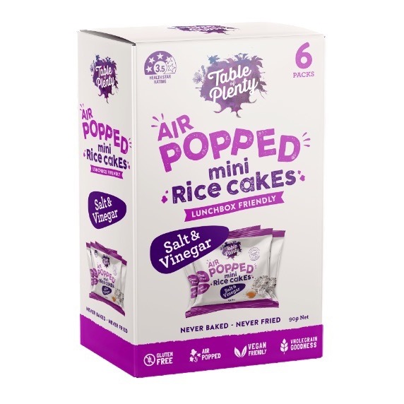 Table of Plenty Mini Rice Cakes Salt Vinegar (60g) Shopee Singapore
