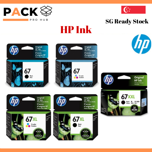 Original HP Ink 67 | 67 Black | 67 Color | 67XL Black | 67XL Tri-Color ...